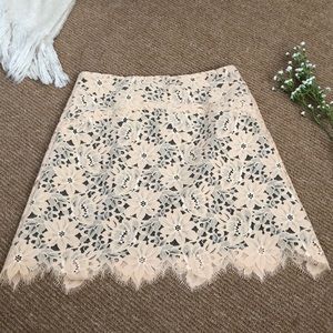 Sandro NWOT lace skirt S.